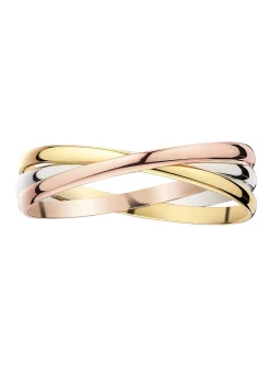 Alliance 3 anneaux or 18 carats