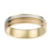 Alliance Brillaxis 3 ors 9 carats finition sablée
