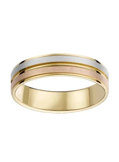 Alliance Brillaxis 3 ors 9 carats finition sablée