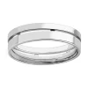 Alliance Brillaxis ajourée or blanc 9 carats