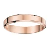 Alliance Brillaxis bords biseautés or rose 9 carats