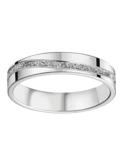 Alliance Brillaxis liseré vague or 9 carats