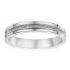 Alliance Brillaxis moderne or blanc 9 carats