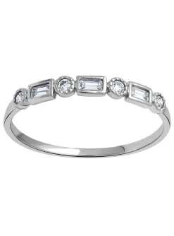 Alliance Brillaxis or blanc 18 carats oxydes