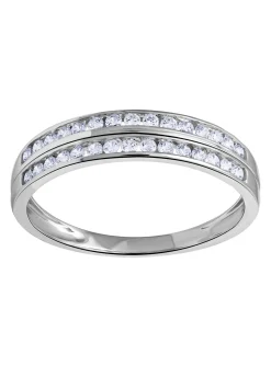 Alliance Brillaxis or blanc double rang oxydes