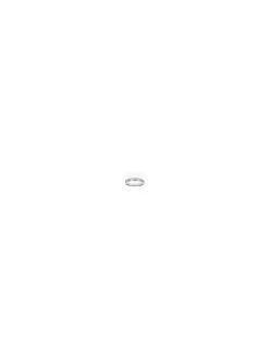 Alliance Brillaxis or blanc 9 carats bords ciselés