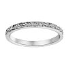 Alliance Brillaxis or blanc 9 carats ciselé