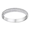 Alliance Brillaxis or blanc 9 carats effet diamanté