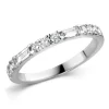 Alliance Brillaxis or diamants baguette/brillant