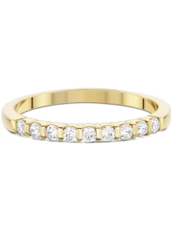 Alliance Brillaxis or jaune 18 carats diamants