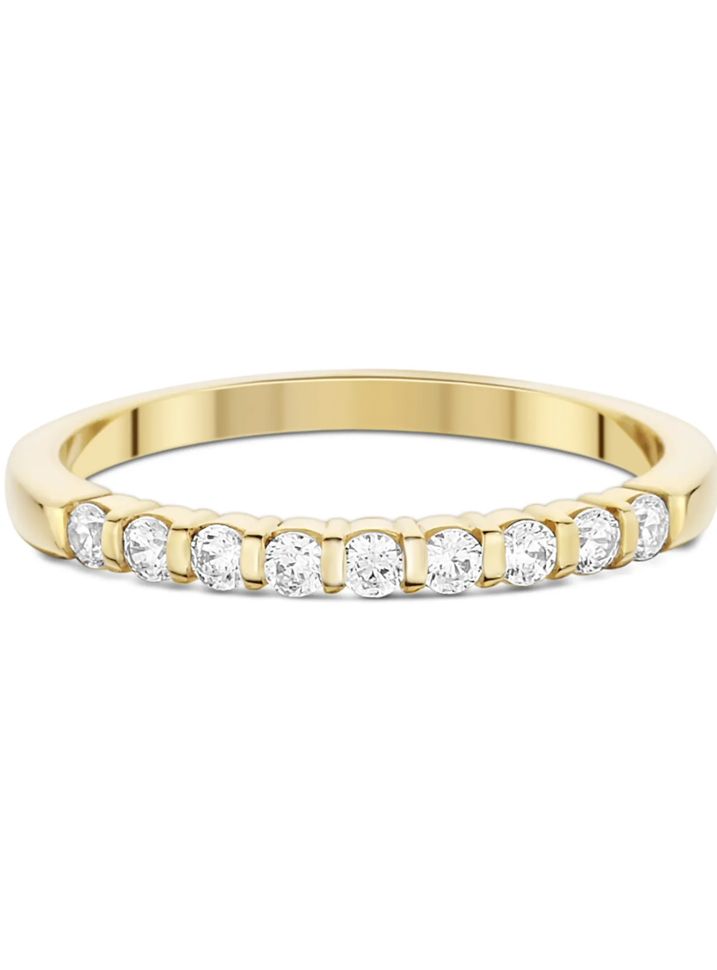 Alliance Brillaxis or jaune 18 carats diamants