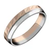 Alliance Brillaxis or rose et blanc 18 carats