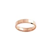 Alliance classique ruban plat confort_x005f_x000D_or rose 375 et bords biseautés
