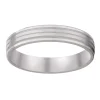 Alliance confort or blanc 9 carats_x005f_x000D_brossée et polie