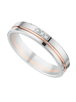 Alliance diamant serti grain or 18 carats