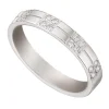 Alliance diamants serti pavé or 18 carats