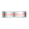 Alliance moderne bicolore or 18 carats