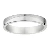 Alliance moderne en or blanc 18 carats_x005f_x000D_brossée et polie