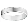 Alliance moderne or 18 carats finition brossée