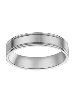 Alliance moderne platine brossée 2 liserés