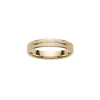 Alliance moderne ruban confort_x005f_x000D_or jaune 18 carats