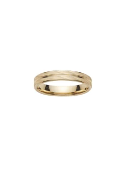 Alliance moderne ruban confort_x005f_x000D_or jaune 18 carats