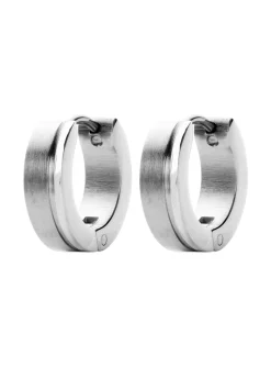 Anneaux d'oreilles Brillaxis acier