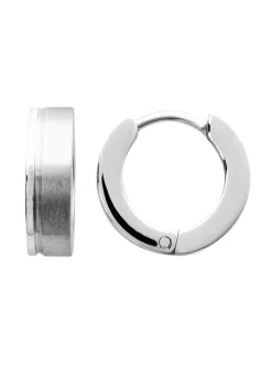 Anneaux d'oreilles Brillaxis acier