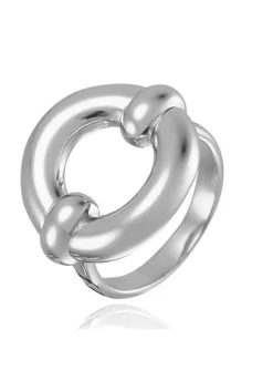 Bague Agatha argent anneau large Ines