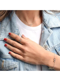 Bague Agatha argent oxydes Rondou