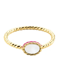 Bague Agatha Atma dorée nacre