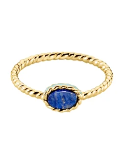 Bague Agatha Atma laiton lapis lazuli