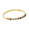 Bague Agatha Beloved argent doré oxydes multicolores