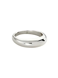 Bague Agatha jonc métal argenté_x005f_x000D_Collection LEO