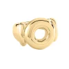 Bague Agatha large Alama argent doré forme bouée