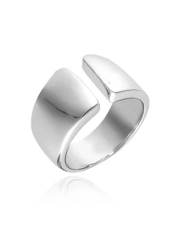 Bague Agatha large ouverte argent
