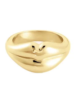 Bague Agatha Leo laiton doré T56
