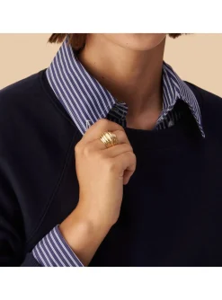 Bague Agatha Maria Pombo laiton doré T54