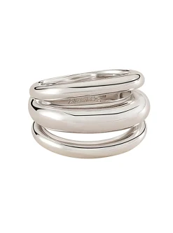 Bague Agatha Trijonc argent rhodié