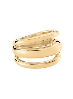Bague Agatha Trijonc dorée
