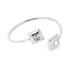 Bague ajustable Zag Aspena acier oxyde