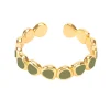 Bague Bangle up collection Lumi vert olive