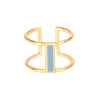 Bague Bangle Up Lune bleu glacier 1.2cm
