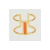 Bague Bangle Up Lune large mandarine