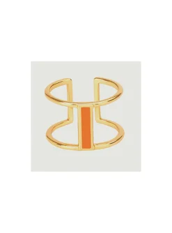 Bague Bangle Up Lune large mandarine