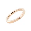 Bague Brillaxis acier rose
