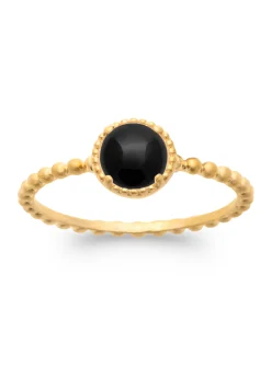 Bague Brillaxis Agate Noire