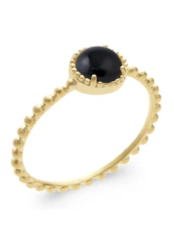 Bague Brillaxis Agate Noire