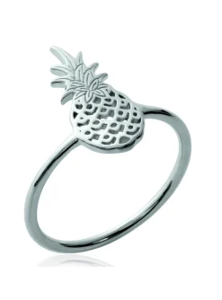 Bague Brillaxis ananas argent