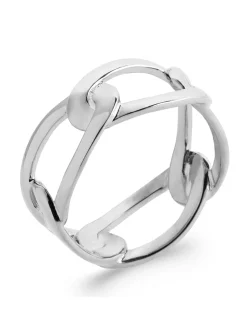 Bague Brillaxis anneaux entrelacés